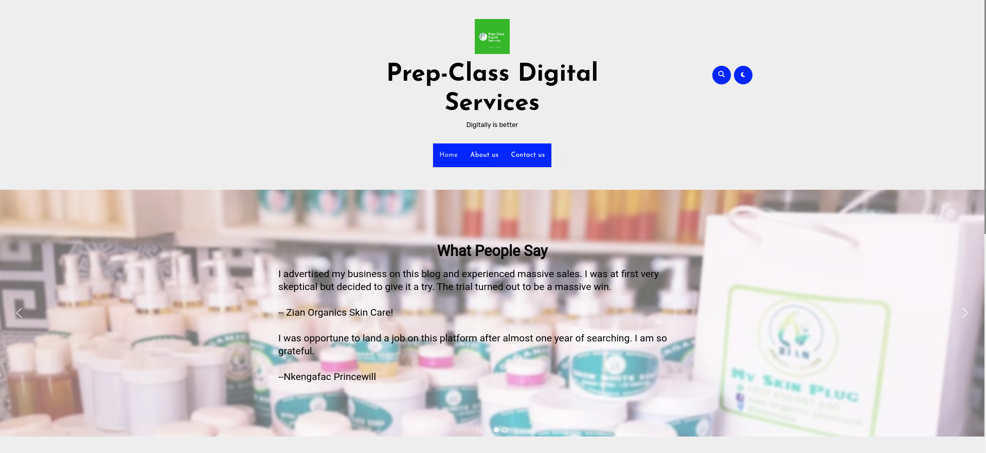 Prep-Class Digital Services (WordPress)